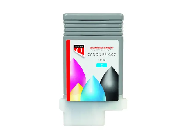 Inktcartridge Quantore alternatief tbv Canon PFI-107 6706B001 blauw