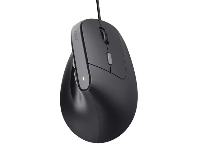Trust BAYO II Ergonomische muis bedraad Zwart 25144