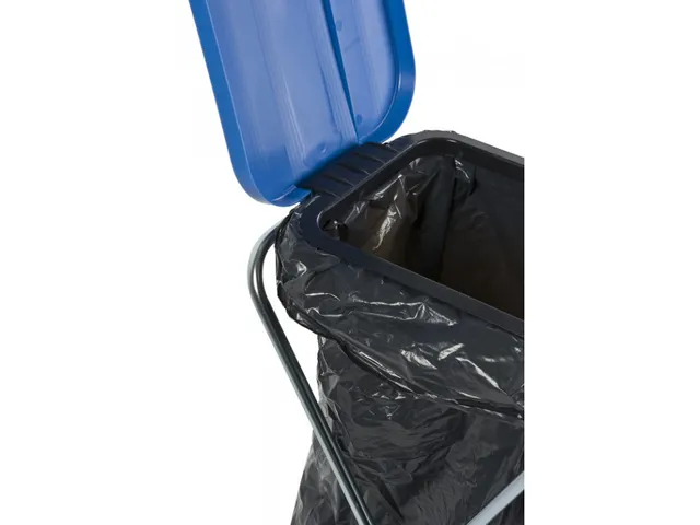 Single Zakhouder voor 120 Liter zak Blauw