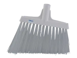 Hygiene 2914-5 hoekbezem wit harde lange schuine vezels 290mm