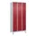 Z-garderobekast,HxBxD 1950x900x500mm,vak B 150/300mm,draaigrendel