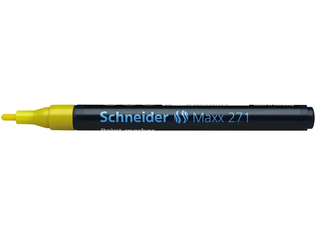 Lakmarker Schneider Maxx 271 1-2mm Geel