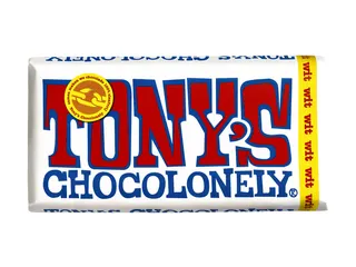 Chocolade Tony's Chocolonely reep 180gr wit - 2