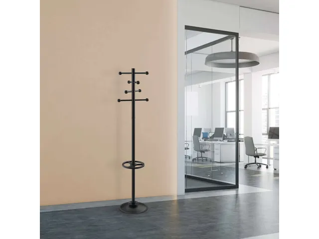 9401090 Kapstok MAULsaphir standvoet 171cm zwart