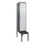 locker met bank,HxBxD 2120x400x815mm,1vak,vak B 400mm,draaigrendel