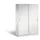 schuifdeurkast,HxBxD 1950x1200x600mm,romp RAL7035,front RAL7035