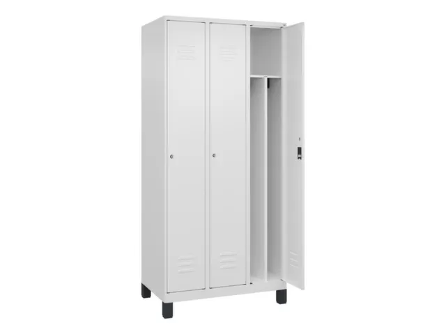 locker voor scheiding van kleding,HxBxD 1950x900x500mm,3vak