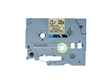 Brother TZE-MPGG31, Zwart op goud, TZe, Grijs, Thermo transfer, China,