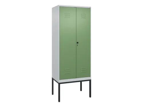 PBM-locker,HxBxD 2120x800x500mm,2vak,vak B 400mm,draaigrendel
