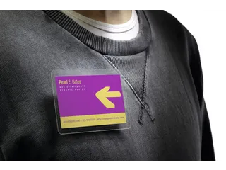 Lamineerbadge 54x90mm Met Combiklem - 3