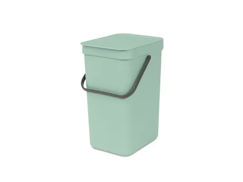 Afvalemmer Sort & Go 12 Liter Jade Lichtgroen