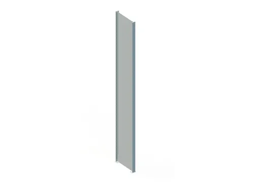 zijwand,v. inhaakstelling,HxD 3000x500mm,staal,RAL7035
