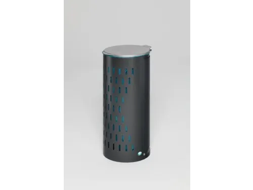 Afvalverzamelaar Antraciet 120 Liter 850x380x440mm Met Deur