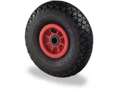 wiel,draagverm. 100kg,lucht m. geulprofiel,ØxB 220x65mm,naaf L 50mm