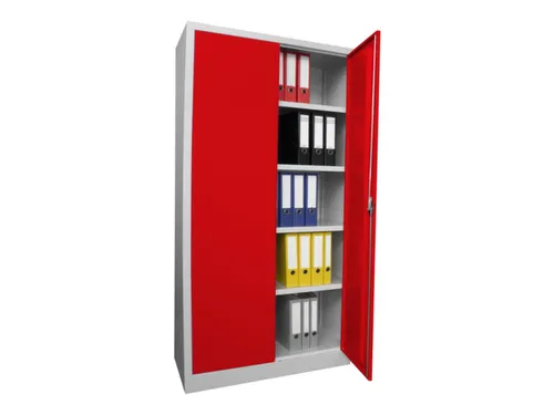 universele kast,HxBxD 1950x1000x400mm,RAL7035,front RAL3000