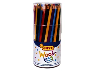 Kleurpotloden Jovi houtvrij assorti pot à 84 stuks - 2