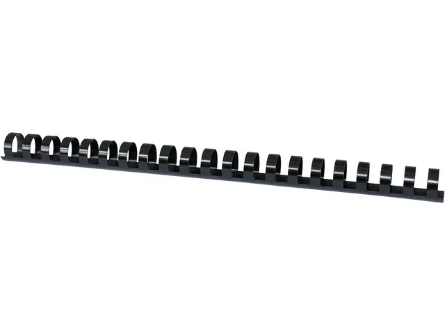 Bindruggen plastic A4 100 stuks 16mm (145 vellen) zwart