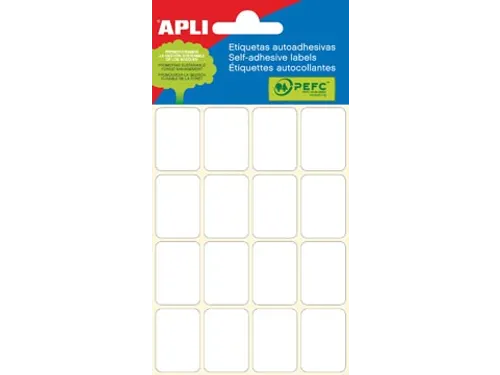 Apli Etiket 19x27mm Wit