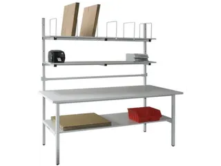 complete paktafel,HxBxD 850x1600x900mm,blad lichtgrijs - 2