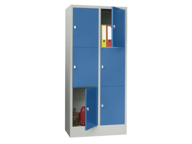 armoire multicases,HxlxP 1850x800x500mm,RAL7035,face avant RAL5012