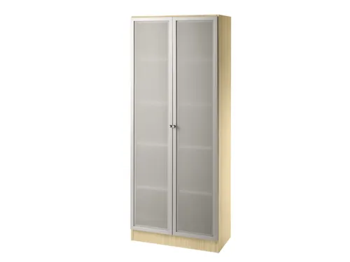 vitrinekast,HxBxD 2004x800x420mm,4xhouten vloer,golfgreep