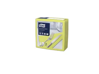 Tork 477910 Soft Dinnerservet Advanced Limoen 39x39cm - 1