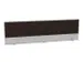 panneau de rehausse,p. table de bureau,MP-gris clair,BN2036-marron