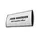 Deurbord A6 Curved Aluminium Zwart