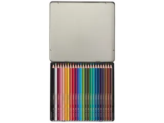 Kleurpotloden Stabilo Aquacolor 24Stuks Metalen Etui Assorti - 3