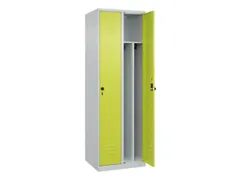 locker voor scheiding van kleding,HxBxD 1850x600x500mm,2vak