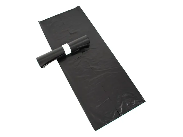 Afvalzak 160 Liter MDPE 90x110x0.033 Zwart