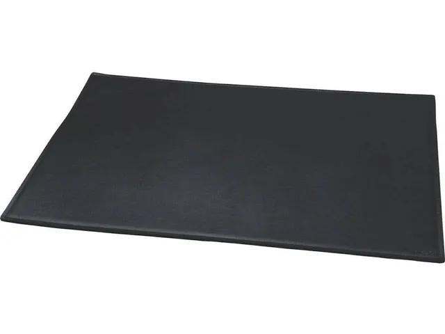 Sous-main Alassio noir cuir véritable 65x45cm