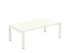 bijzettafel,HxBxD 400x1140x600mm,rechthoekig,4voeten wit