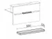 Tablette repose-sacs droite,p. mobilier d'accueil,lxP 500x120mm,bois