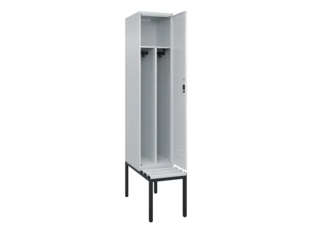 locker voor scheiding van kleding,HxBxD 2120x400x815mm,1vak
