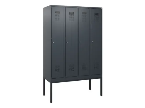 schoollocker,HxBxD 1950x1200x500mm,4vak,vak B 300mm,cil.-slot