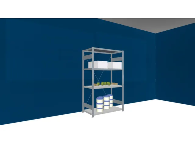 Rayonnage En Acier Sans Boulons élément De Départ H x l x p 175