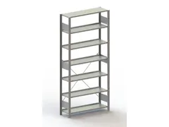 Inhaakstelling Basisveld 2200x1056x336mm 7legborden 80kg Verzinkt