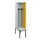 locker met bank,voor scheiding van kleding,HxBxD 2120x400x815mm,1vak