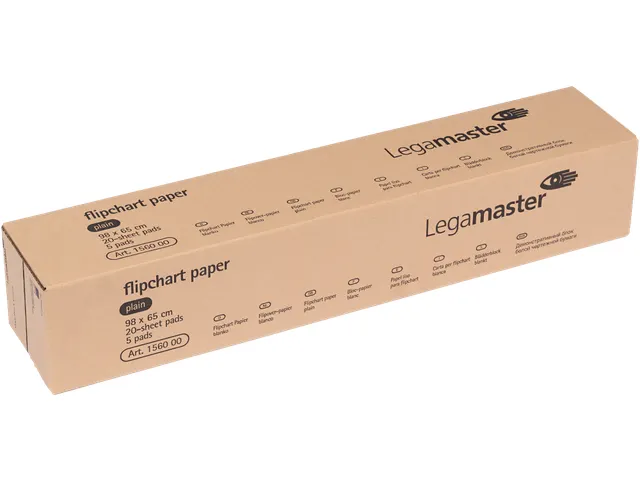 Flipoverpapier Legamaster blanco 20vel 5 Stuks