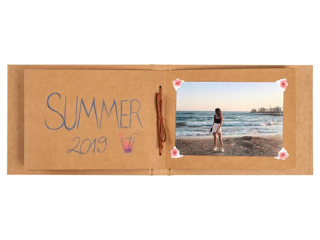 Fotoalbum walther design mini 24 foto's 13x18cm horizontaal kraft