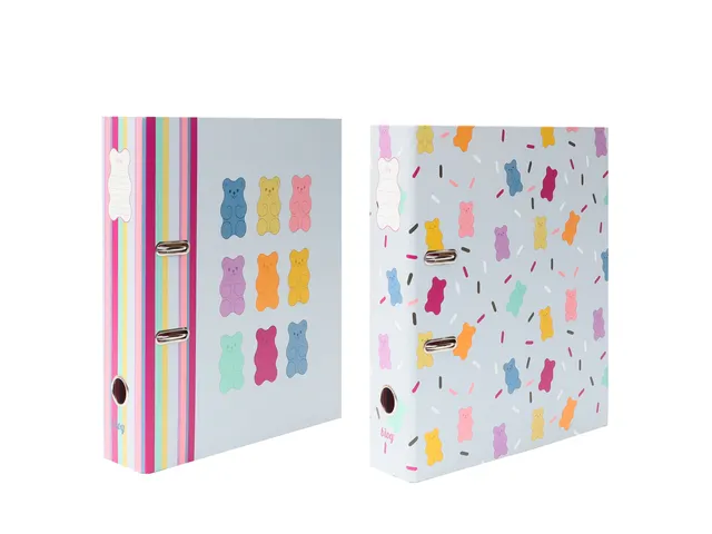 Ordner B'LOG SWEET CANDY A4 2r 8cm krimp a 2st 2 motieven