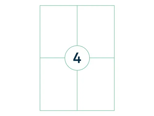 Etiket Premium 105x148mm A6 Wit XL Pack 1000 Vel