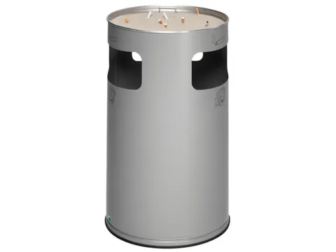 Combi-asbak Hxø 760X420Mm Rond Zilver