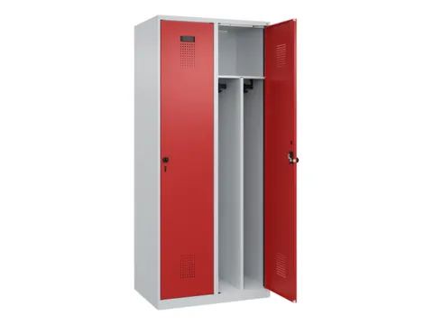 locker voor scheiding van kleding,HxBxD 1850x800x500mm,2vak