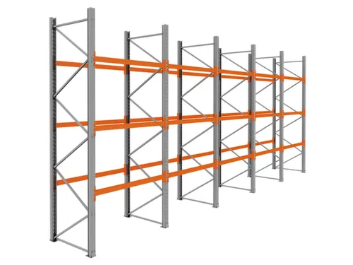 palletstelling,basis+4xaanbouw,HxBxD 3990x9725x1100mm,vakl. 3000kg