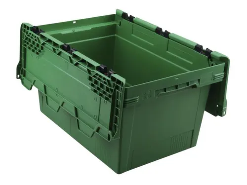 Euronorm-herbruikbare bakken,HxLxB 349x600x400mm,PP,groen