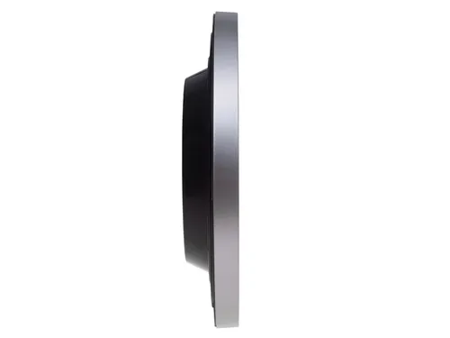 Wandklok MAUL Step Quartz Ø30x5cm kunststof zilver/wit stildraaiend