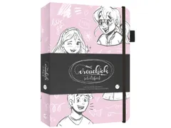 Schetsboek CreaChick Pink 108 pagina's Hardcover