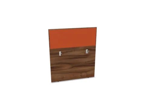 baliepaneel bureau aanbouw achter NP-tiepolo nut BN3012-oranje 1000mm